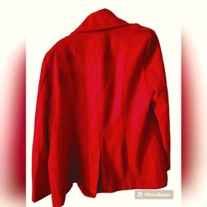 New York and Company XL Red wool coat